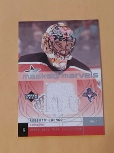 2002-03 Upper Deck Mask Collection Jersey #MM-RL Roberto Luongo Florida Panthers