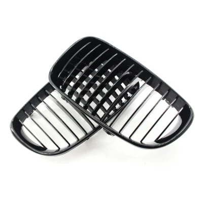 Gloss Black Front Grille Grill for BMW E81 E82 E87 E88 1-Series 120i 128i 08-11 - Image 1 of 4