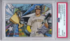 Inserto 2022 Topps Stadium Club Chrome #RL2 JUAN SOTO Trophy Hunters quasi nuovo-MT PSA 8 - Foto 1 di 3