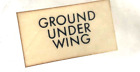 Aviation Aircraft NOS Placard - 5501001-17 Ground Under Wing 2 Pack