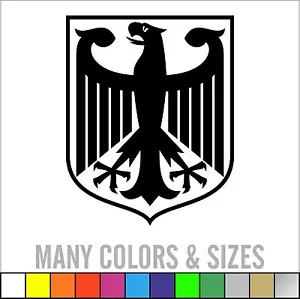 GERMAN EAGLE Decal/Sticker Crest Deutschland Germany Flag Panzer - Sizes/Colors - Bild 1 von 15