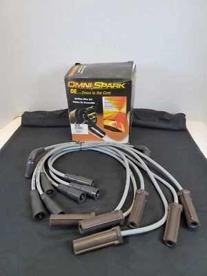 Juego de cables de bujías Omnispark 9593 1999-2001 Chevrolet Silverado GMC Sierra 4,3 L Foto 1 de 4