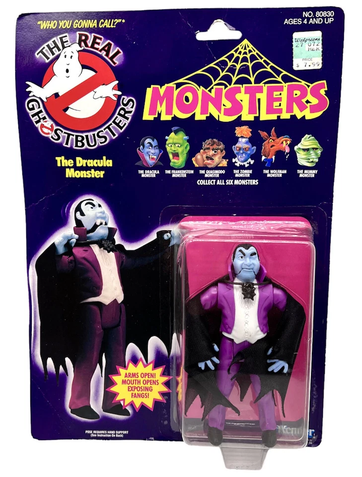 Dracula Monster Ghost The Real Ghostbusters Kenner MOC Vintage 1984 1986