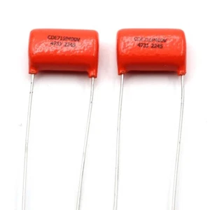 2x Orange Drop .047uf 400V Guitar Tone Capacitor 5% Tolerance 716P Series - Picture 1 of 3