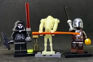 MANDALORIAN GENUINE MINIFIGURE LEGO STAR © WARS + DARTH NIHILUS SITH & DROIDE - Imagen 1 de 8