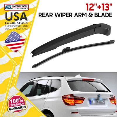 Brazo limpiaparabrisas trasero para BMW X3 2013 xDrive35i OE nueva calidad genuina 12"+13" Foto 1 de 4