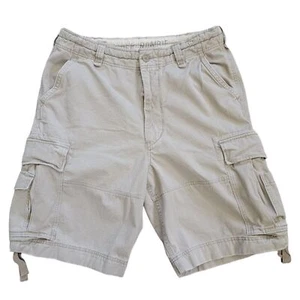 Vintage Abercrombie & Fitch Cargo Shorts Mens 34 Baggy Grunge Paratrooper y2k - Picture 1 of 10