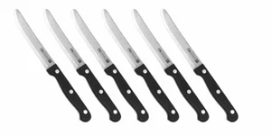FMprofessional Steakmesser/Pizzamesser 6er-Set inkl. Fleischmesser aus Edelstahl - Bild 1 von 1