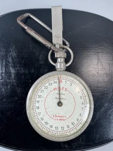 Vintage Martini Mechanical Pedometer Miles Made in Germany 1940s-50s - Picture 1 of 7