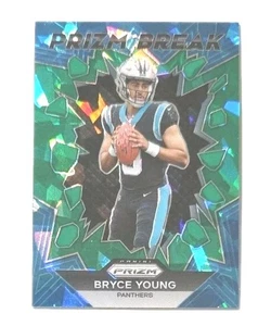 2023 Panini Prizm Break Green Ice #PB-3 Bryce Young RC (PANTHERS) !! - Picture 1 of 3