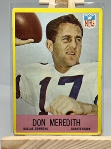 1967 Philadelphia - Don Meredith #57 Dallas Cowboys Pro Bowl, NCAA HOF - Picture 1 of 2