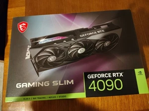 MSI GeForce RTX 4090 Gaming x Slim 24GB GDDR6X Graphics Card - Afbeelding 1 van 7