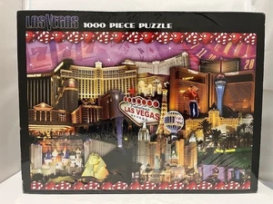 Versiegelt NEU Las Vegas Strip Casinos 1000 Teile Puzzle 28" x 20" - Bild 1 von 2