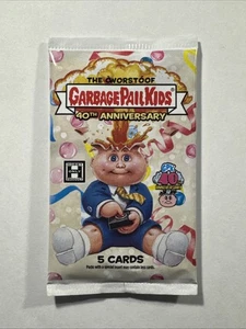 2025 GARBAGE PAIL KIDS THE WORST OF 40TH ANNIVERSARY SEALED HOBBY PACK - 5 Cards - Picture 1 of 2
