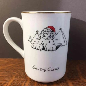 Merry Masterpieces 1999 Dayton Hudson Weihnachten Kaffeetasse Becher Sphinx Pyramiden - Bild 1 von 7