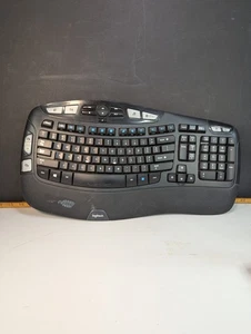 Logitech K350 Comfort Wave Wireless Keyboard - No Dongle, Keyboard Only - Picture 1 of 4