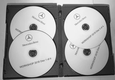 Mercedes Benz Workshop 2019  1-4 CD-ROM Discs - Image 1 of 2