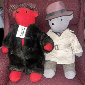 Humphrey Beargart 1979 Lauren Bearcall 1983 North American Bear Co Mr Bear - Bild 1 von 4