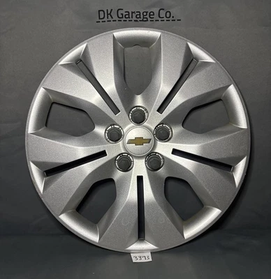 2012-2016 Chevrolet Cruze Hubcap - Genuine Factory OEM 16-inch Silver 3294 - Image 1 of 4