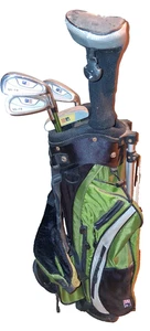 Juego de 5 palos de golf USKG US para niños con bolsa verde - Imagen 1 de 7