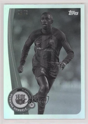 2022-23 Topps FC Barcelona Fan Set Black & White /75 Ousmane Dembele #BA-4 - Image 1 of 2