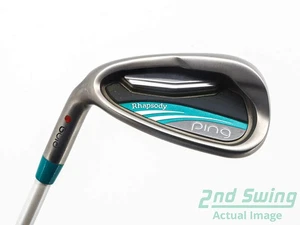 Ping 2015 Rhapsody Single Iron Pitching Wedge PW Graphite Ladies Left Red dot 35 - Picture 1 of 8