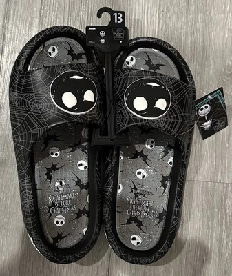 13码Jack Skellington圣诞梦魇凉鞋拖鞋新品 — 第 1/3 张图片