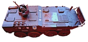 Toy ProsWon Police SWAT Tank 8.5" Long 1lb 2oz Metal Battery Operated - Picture 1 of 4