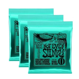 2626 Electric Guitar Strings 12-56 Ernie Ball  Nickel Not Even Slinky  3 Sets - Picture 1 of 9