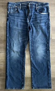 American Eagle Jeans Mens 38 x 32 Airflex+ Original Bootcut Med Dark Wash - Picture 1 of 11