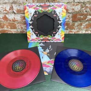 Coldplay A Head Full Of Dreams 2 x 12” Vinyl LP 2015 Limited Edition Pink Blue