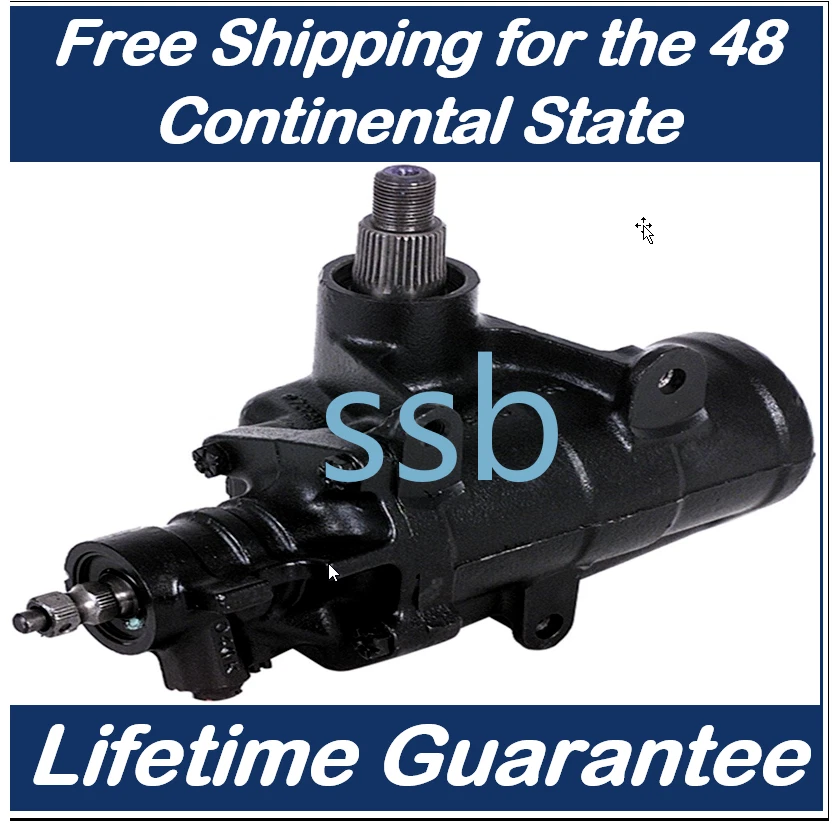 Power Steering 83 Gear Box for	GMC Savana 1500- 2500 — 第 1/1 张图片