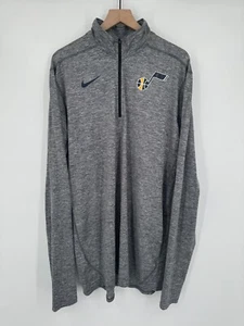 Sudadera Nike Utah Jazz Para Hombres XLT Gris Dri-Fit 1/4 Cremallera Equipo Edición Auténtica NBA - Imagen 1 de 6