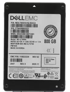 Samsung Dell EMC PM1645 800GB SAS 12GB/s 2.5" Solid State Drive 118033339 - Picture 1 of 2