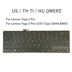 Laptop Keyboard for Lenovo Yoga 3 Pro 3-1370 (Type 20448 80HE ) Backlit - Bild 1 von 7