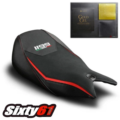 Ducati Panigale 1199 Seat Cover with Gel Pad 2011-2015 Veloce Luimoto Tec-Grip - Image 1 of 4