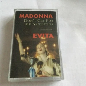 Rare Don't Cry for Me Argentina by Madonna Cassette - Picture 1 of 6