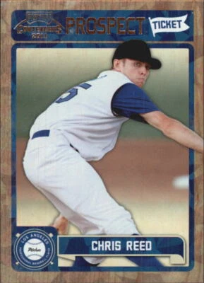 2011 Playoff Contenders Pros Ticket Crystal Collection #RT45 Chris Reed RC /299 - Image 1 of 2