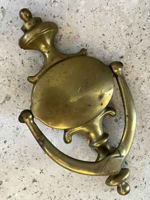 9" ANTIGUA URNA VICTORIANA ANTORCHA SALVAMENTO ARQUITECTÓNICO POMO PUERTA c.1911 Foto 1 de 4