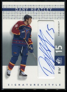 2002-03 SP Game Used Signature Style DH Dany Heatley Auto
