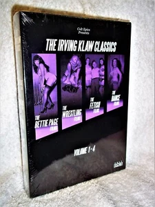 Irving Klaw Classics Volume 1 2 3 4 (DVD, 2022, 4-Disc) Bettie Page vintage icon - Imagen 1 de 6