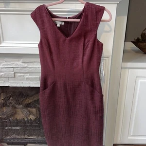 Kay Unger Cranberry Dress size 8 NWT msp $390 - Picture 1 of 2
