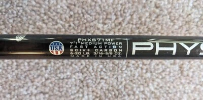 St Croix Physyx 7'1" Medium Extra Fast Spinning Rod PHXS71MF - Image 1 of 4