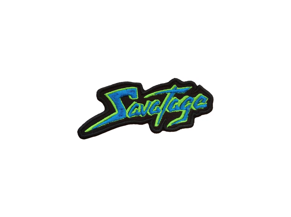 ##Savatage##  embroidered patch. - Image 1 of 1
