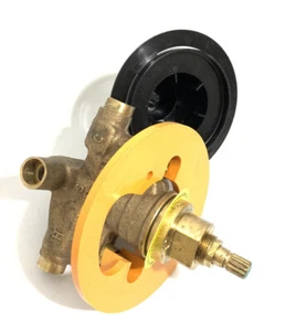 Symmons 1016 Typ P Warm Kalt Mischer Temptrol 1/2" Ventil Wanne Dusche Sanitär Messing - Bild 1 von 11