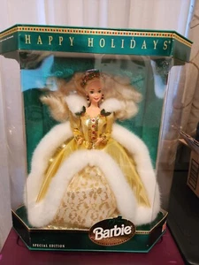 1994 Happy Holidays Barbie Doll Special Edition New In Box Vintage - Picture 1 of 10