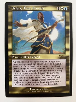 Teferi, Time Raveler *Non-Foil* RETRO SECRET LAIR: Teferi Time Trouble MTG NM/MT - Image 1 of 3