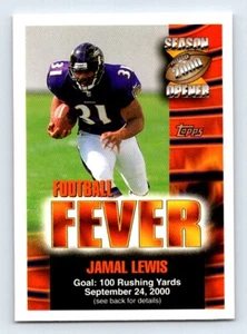 2000 Topps Season Opener Jamal Lewis Football Fever- Baltimore Ravens - Picture 1 of 4