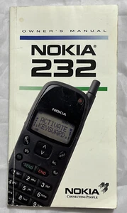 Vintage Nokia 232 Instrukcja obsługi - bez telefonu w zestawie rzadka miękka okładka używana - Zdjęcie 1 z 9