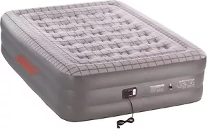 Coleman 1217506 240V Double Quick Airbed with Pump, Grey/Grid, Queen - Picture 1 of 4